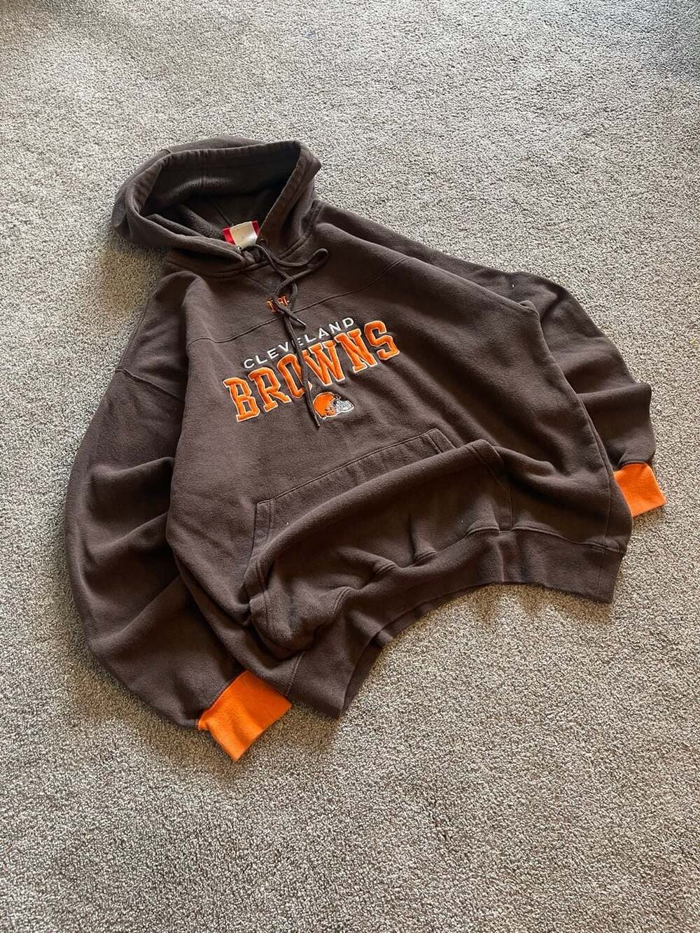 VTG Heavyweight Reebok Cleveland Browns Men's Hoodie M Team Logo NFL Apparel